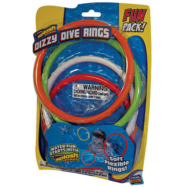 Dizzy Dive Rings 4 pack Fat Brain Toys
