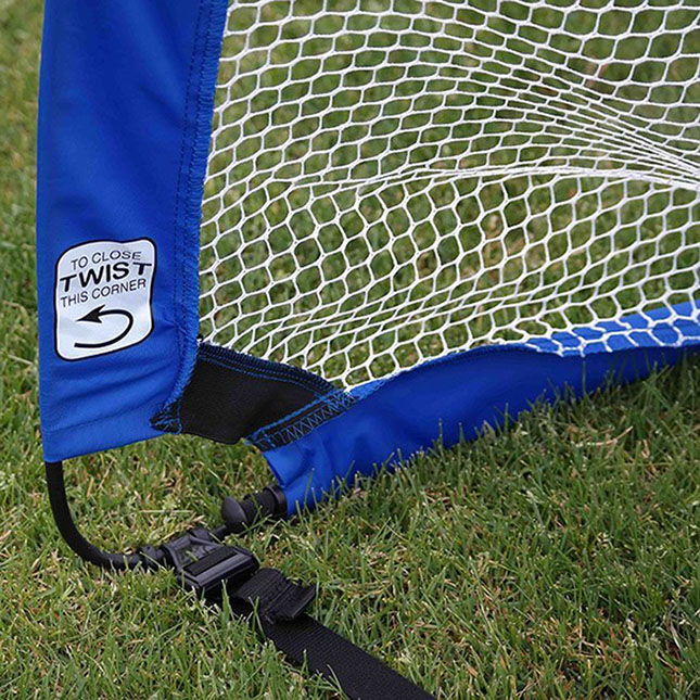 PUGG 4 ft. Soccer Two Goal Set with Storage Bag Ball Not Included