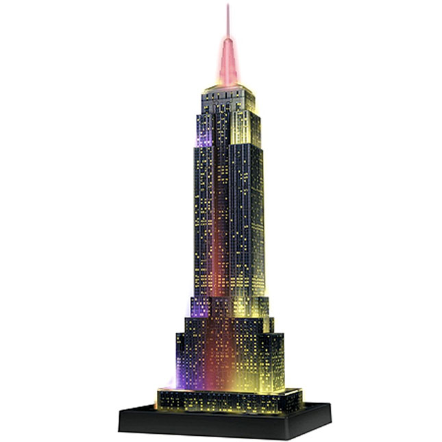 Empire State Building 3D Puzzle - Night Edition - - Fat Brain Toys