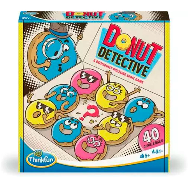 Think Fun Donut Detective - Best Brainteasers for Ages 5 to 11