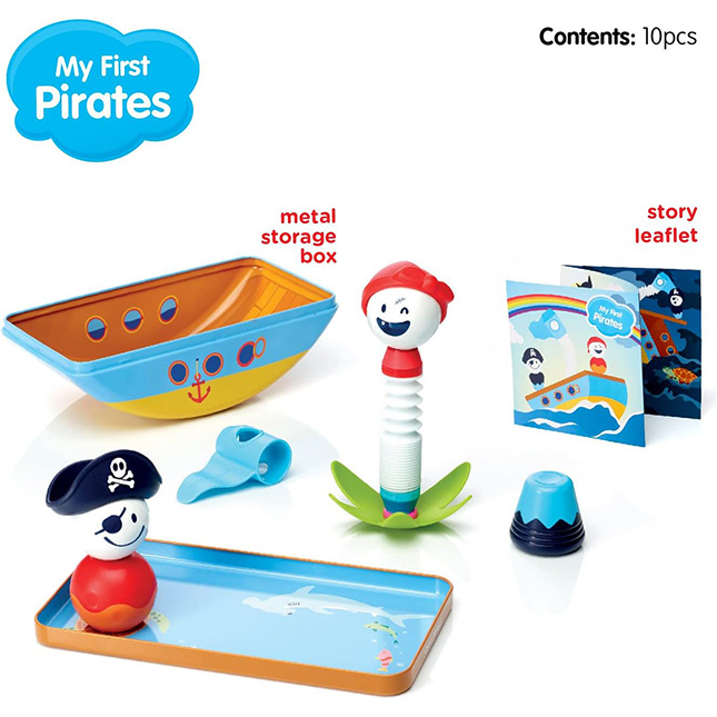 Smart Games Pirate Battle Logic Puzzle - 80 Challenges, Single Player Strategy Game For Kids & Adults - View #2