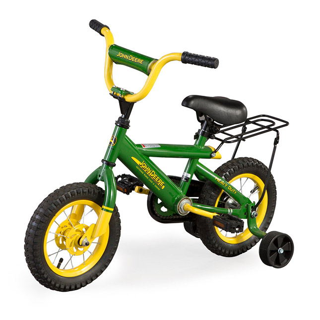 John deere 12 inch bike green farm toys