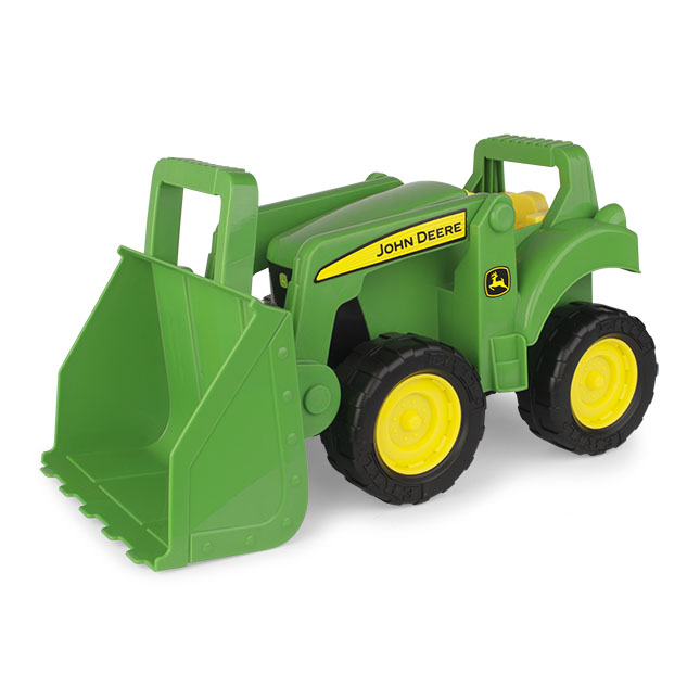 John Deere 15 inch Big Scoop Tractor with Loader - - Fat Brain Toys