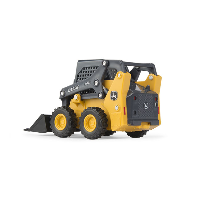 1/32 Farm Country Livestock Building with John Deere 318G Skid Steer ...