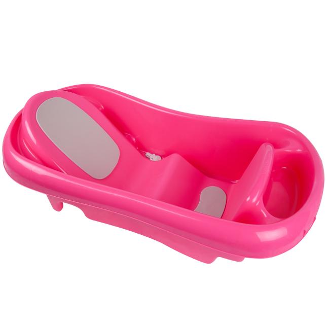 pink baby bath tub