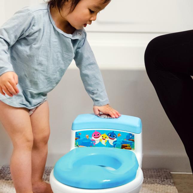 Pink Fong Baby Shark Potty & Trainer Seat - - Fat Brain Toys