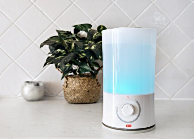 The First Years American Red Cross Baby Glow Ultrasonic Humidifier, White main image 1