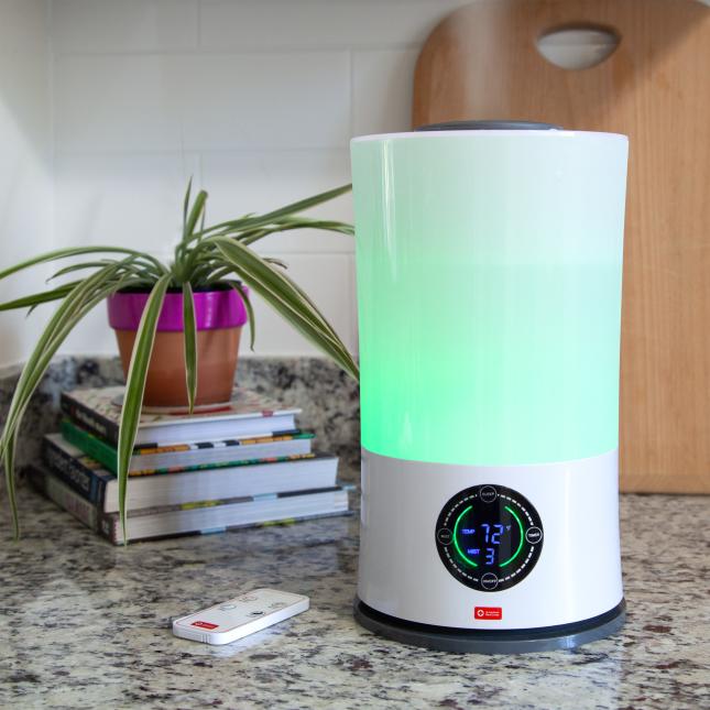 American Red Cross Remote Control Ultrasonic Humidifier Cool Mist