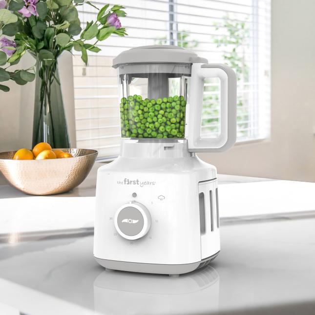 The First Years First Fresh Foods Blender & Steamer - Baby Food Maker for  Healthy Homemade Baby Food