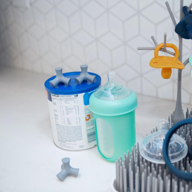 Boon TRIPOD Formula Container + MIX Silicone Formula Mixer (3pk)