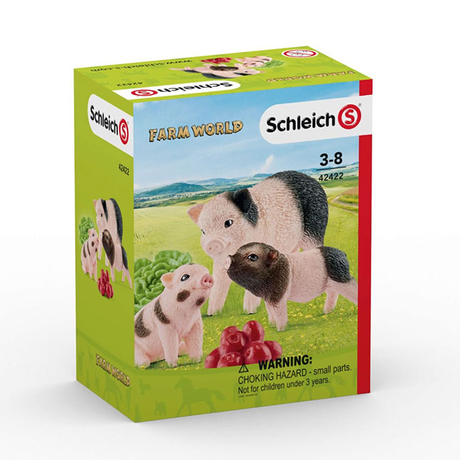 Schleich Minature Pig Mother and Piglets 