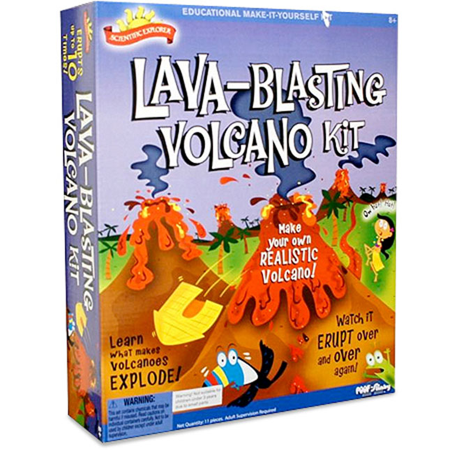 Scientific Explorer Lava-Blasting Volcano Kit - - Fat Brain Toys