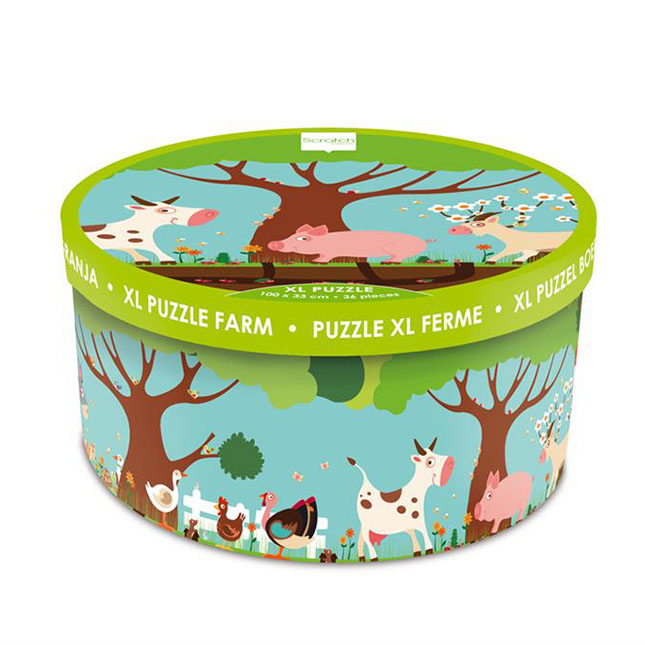 Floor Puzzle Farm - 36 pc - - Farm Toys