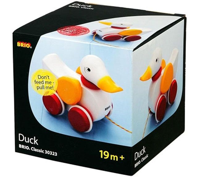 Brio duck best sale pull toy