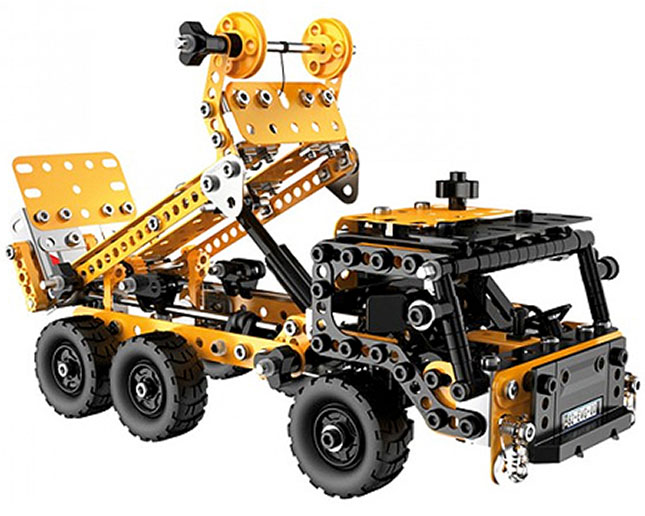 Erector Evolution - Crane Truck - - Fat Brain Toys