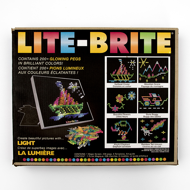 Lite Brite Toy Game Kids Play Magic Screen Creative Fun Learning 214 Pieces AU