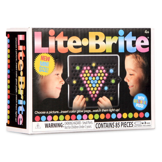 New Lite Brite Mini Set Glow Arts and Crafts Kids Toys & Games For Kids Age 4 