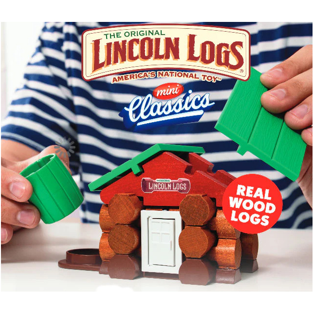 Lincoln Logs Mini Home - Mini Classics - Best for Ages 3 to 12