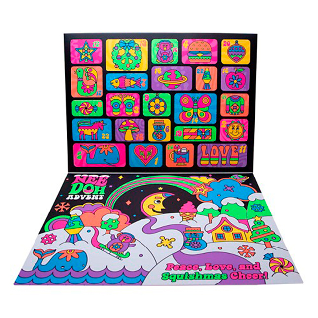 スクイーズ ニードー NeeDoh Squishmas アドベントカレンダー NeeDoh Squishmas Advent Calendar - Best Mind & Body for Ages