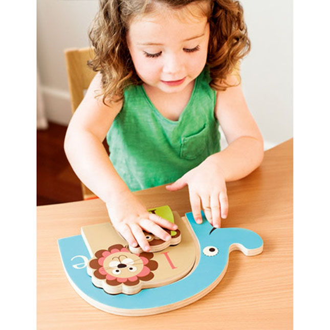 Alphabet Zoo Nesting Animal Puzzle Fat Brain Toys