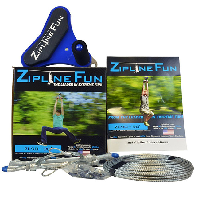 Zip Line Fun 35 Foot Fat Brain Toys