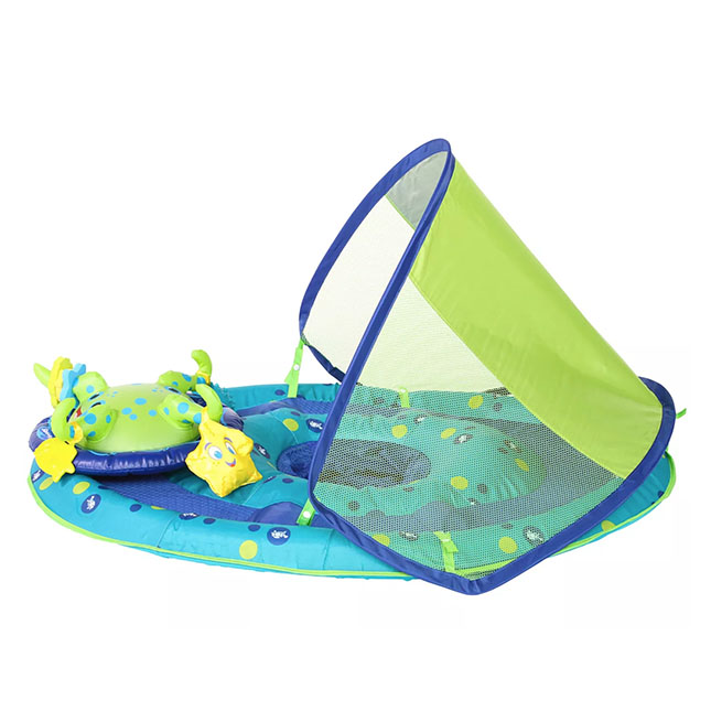 Baby Spring Float Activity Center with Canopy Octopus
