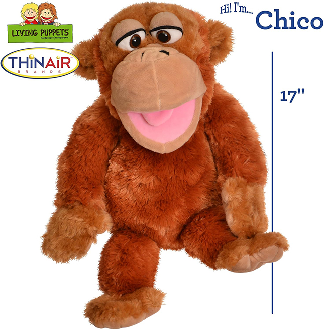 洋楽 LIL PUPPET/WHO'S THAT VATO Living Puppets 17 inch - Chico - Best Plush for Ages 3 to 8