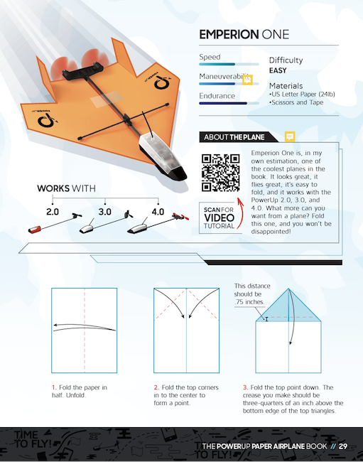 PowerUp Paper Airplane Book - Home Science Tools