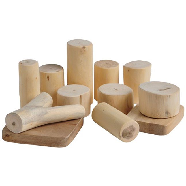 wooden tree blocks