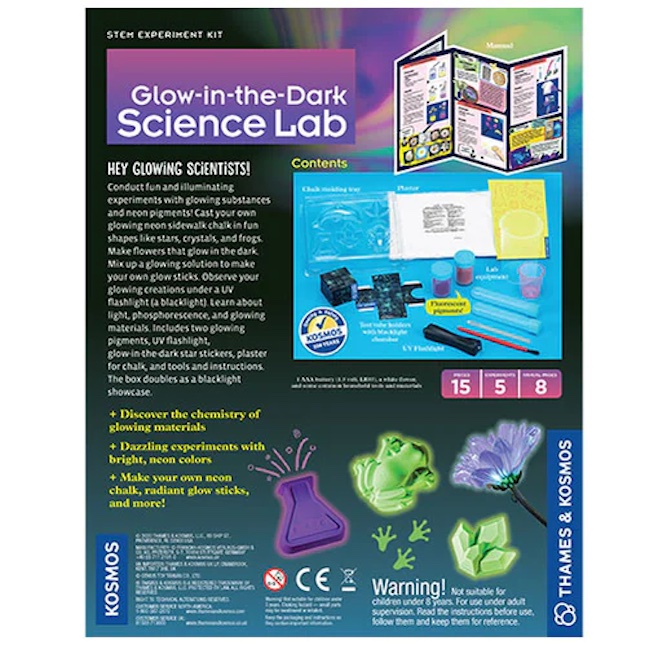 Glow-In-The-Dark Science Lab - - Fat Brain Toys