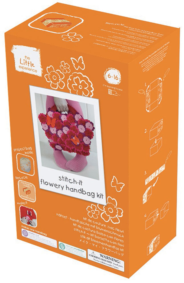 StitchIt Flowery Handbag Kit Fat Brain Toys