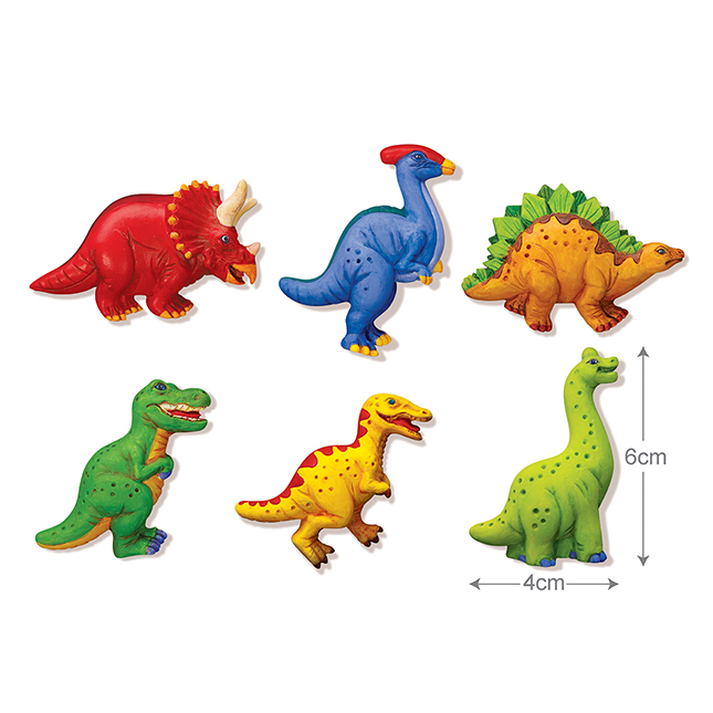 4M Glow-in-the-Dark Mold & Paint Dinosaur - - Fat Brain Toys