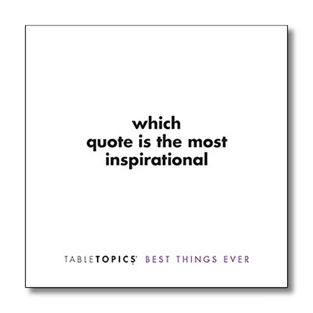 Table Topics - Best Things Ever - - Fat Brain Toys