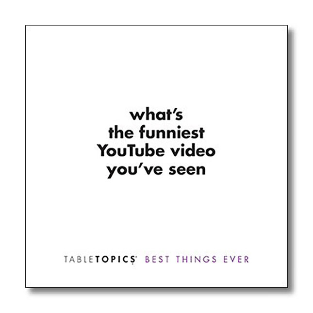 Table Topics - Best Things Ever - - Fat Brain Toys