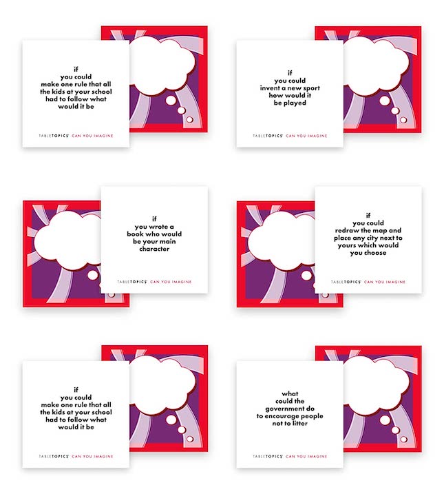 Table Topics To Go Can You Imagine Fat Brain Toys