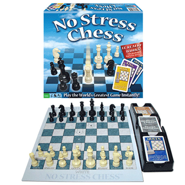 Winning Moves No Stress Chess Natural 1091 Plastic Imported Skill Level Classic for sale online 