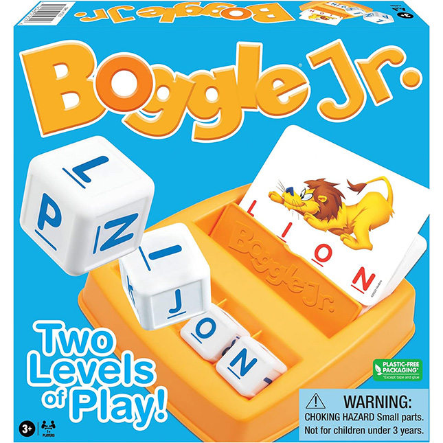 Boggle Jr. - Best Early Learning Toys for Ages 3 to 6 - Fat