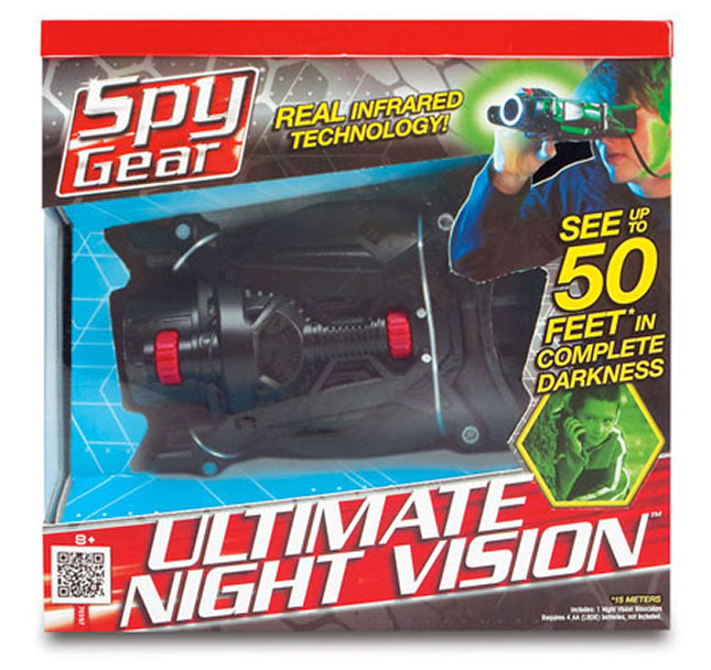 Spy Gear Ultimate Night Vision Binoculars - - Fat Brain Toys