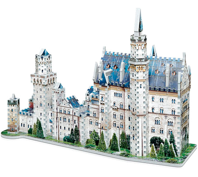 Neuschwanstein Castle 3D Puzzle - - Fat Brain Toys