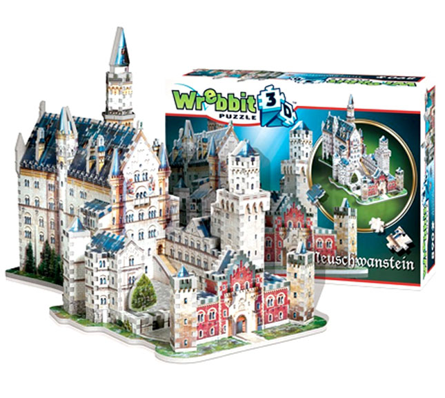 Neuschwanstein Castle 3D Puzzle - - Fat Brain Toys