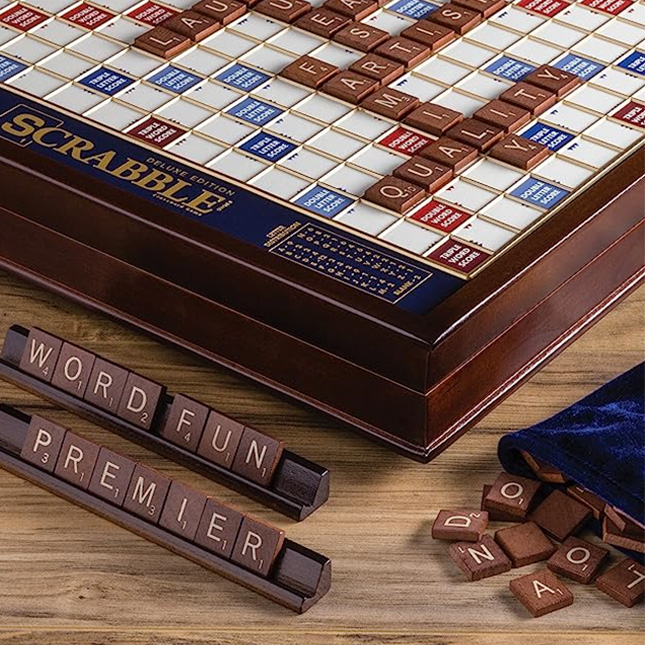 Scrabble Deluxe Edition - - Fat Brain Toys