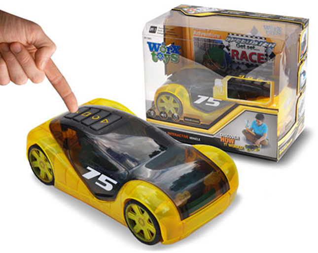 Speedster Race Car with Story Book Fat Brain Toys