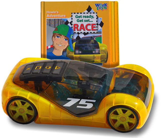 Speedster Race Car with Story Book Fat Brain Toys