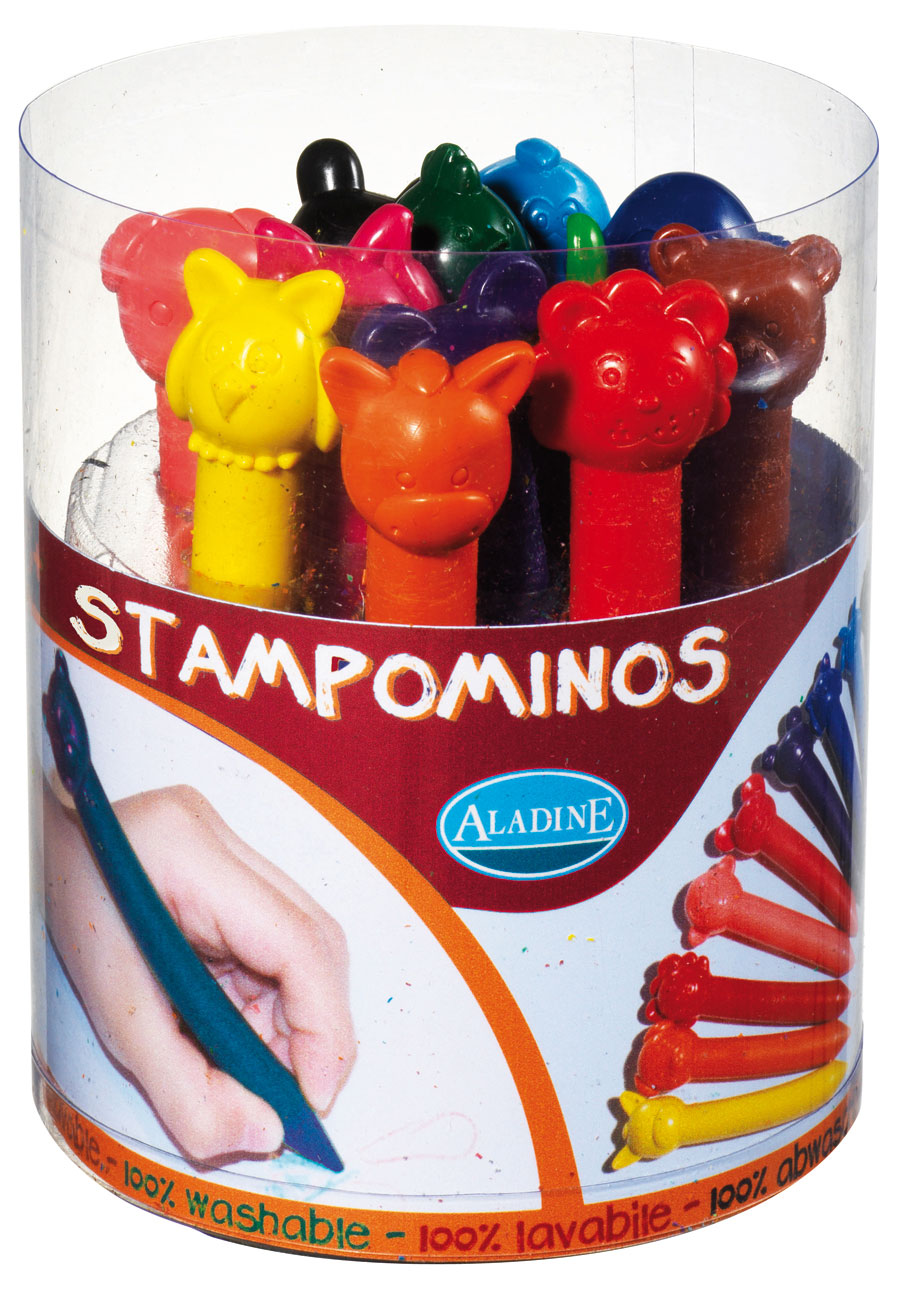Aladine 12 Animal Crayons Fat Brain Toys