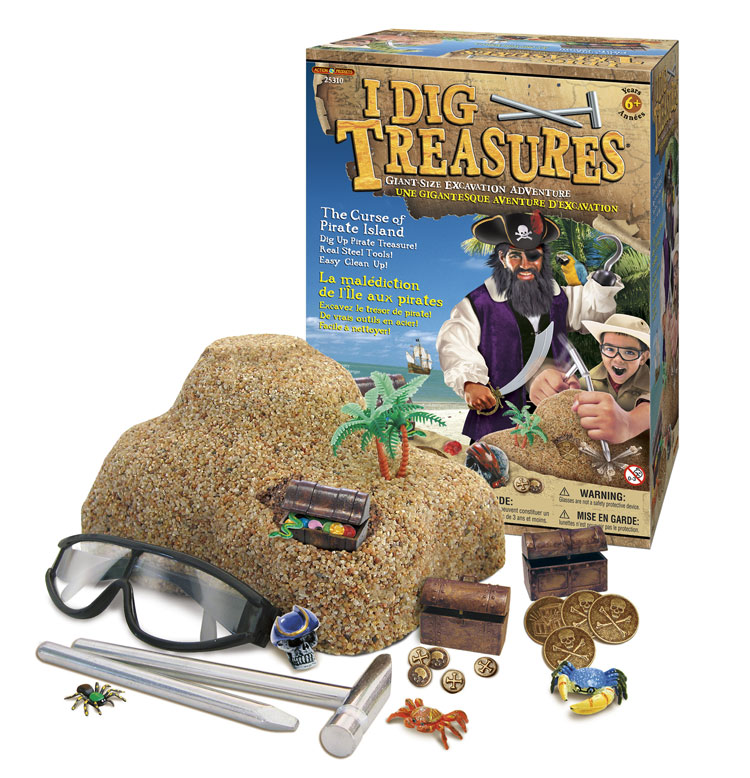 I Dig Treasures Curse of Pirate Island Fat Brain Toys