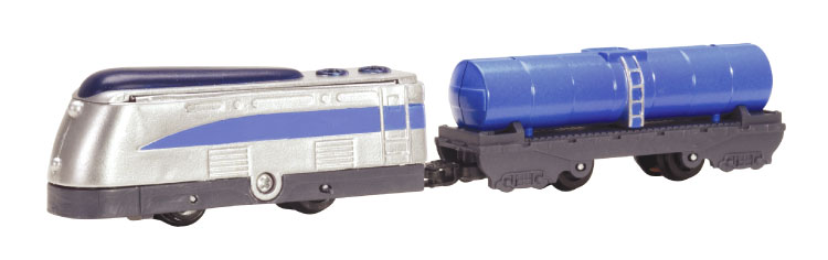 XTS Silver Bullet Engine & Pullcar - - Fat Brain Toys