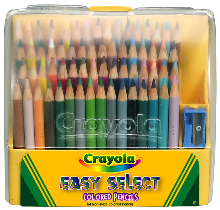 64 ct. Easy Select Colored Pencils - - Fat Brain Toys
