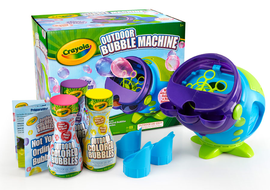 Outdoor Colored Bubbles Machine - - Fat Brain Toys
