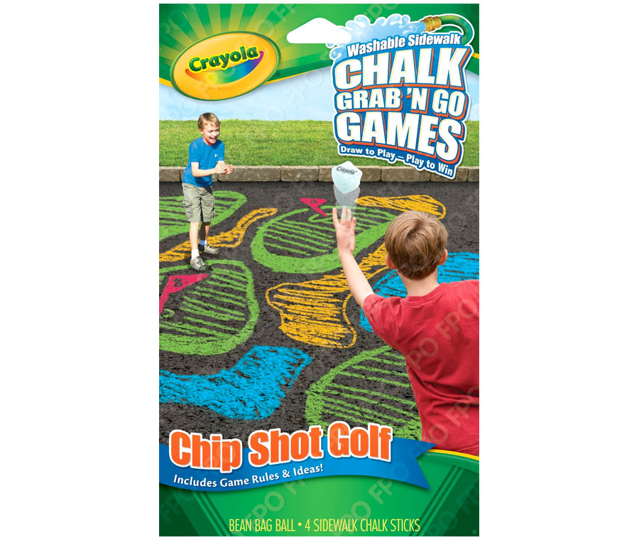Chalk Grab 'N Go Games - Chip Shot Golf - - Fat Brain Toys