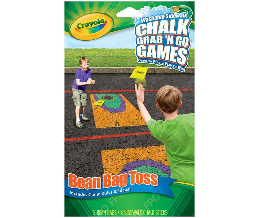 Chalk Grab 'N Go Games Bean Bag Toss Fat Brain Toys